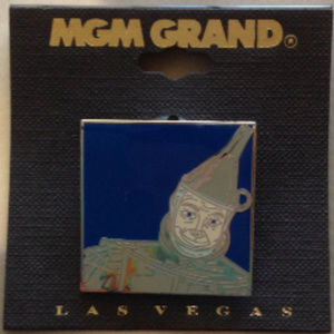 Wizard of Oz Tin man brooch pin Cloisonne